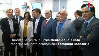 El Presidente de la Xunta de Galicia visitó la Asociación Española y firmó un importante convenio