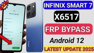 Infinix Smart 7-7Hd Frp Bypass Without PC | Infinix X6517 Google Account Bypass | New Update 2025