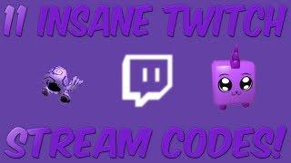 *NEW* 11 INSANE EXCLUSIVE TWITCH STREAM CODES! (Roblox Mining Simulator)