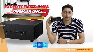 ASUS ExpertCenter Ultracompact mini PC PN64 with Intel 12th Gen processors review and unboxing