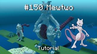 NEW How to build a Pokémon Mewtwo statue in Minecraft (Tutorial)