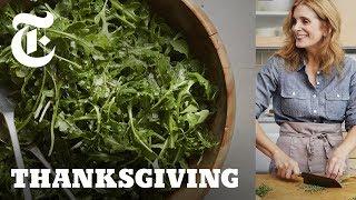 Arugula Salad With Anchovy Dressing | NYT - A Melissa Clark Thanksgiving