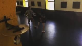 Dmitriy Bezverhii training in Fight Family Club