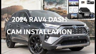 2024 TOYOTA RAV4 HYBRID - FRONT AND REAR DASH CAMERA INSTALLATION - AZDOME