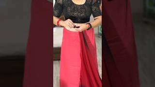 Open Saree Draping Tips in 1 minute