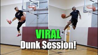 EPIC Dunk Session! Shut the Gym Down!