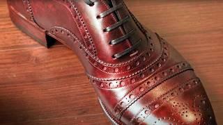 Crafting HANDMADE Full Brogue Oxford Shoes