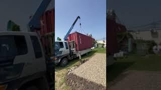 Купить контейнер 20 футов в Краснодаре (Разгрузка)  Видеоотзыв
