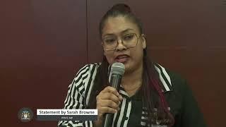 Statement by PPP/C MP Sarah Browne on the APNU+AFC government’s termination of 2000 Amerindian CSOs.