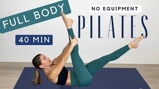 40 Min Full Body Pilates Workout (Tone + Lose Weight)