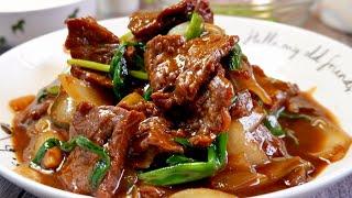 Secret to Making Super Tender Beef & Onion Stir Fry 双葱炒嫩牛肉 Chinese Beef / Meat / Protein Recipe