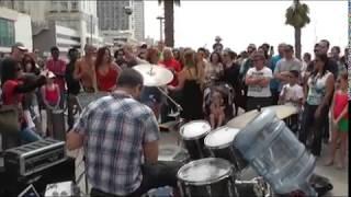 Irish Gigue in Tel Aviv - Oded Kafri street performance near Gordon beach March 2013