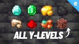 BEST Y LEVEL for ALL ORES in Minecraft 1.20