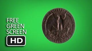 NEW Free Green Screen - Spinning Coin 1