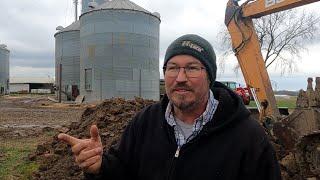 Scary Moment When Farmer Hits Electric Wires