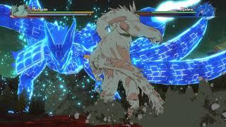 The Tailed Beast and Susano vs Wood Golem Jutsu