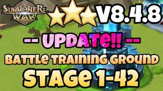 All Battle Training Ground Guide Mock Battle 1-42 ⭐️⭐️⭐️ (Summoners war)  V 8.4.8 UPDATE! 2024