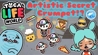 Toca life World | Artistic Secret Crumpet!? 