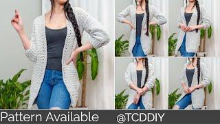 How to Crochet: Spring Cardigan | Pattern & Tutorial DIY