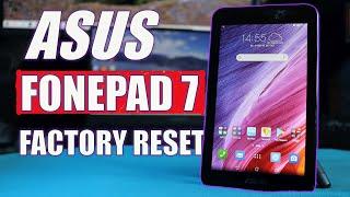 ASUS FONEPAD 7 K012 TABLET FACTORY RESET AND COMPLETE SETUP