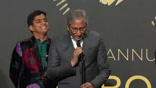 Vinay Shukla and Ravish Kumar Accept the Peabody for POV: While We Watched