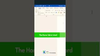 The Home Tab in Word #microsoftoffice #wordtutorial