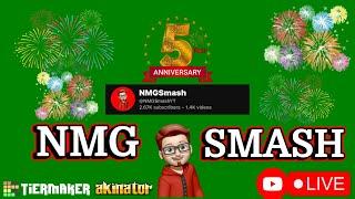 5th Year Anniversary Of “NMGSmash” LIVE Stream. Coming Chat & Hang Out