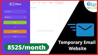 How to Create Unlimited Temporary Email Address Website [GENERATOR]
