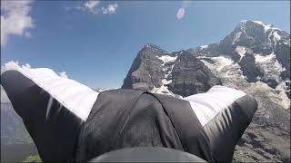 Ecstacy Board (High Eiger) to Lauterbrunnen Valley Wingsuit Flight