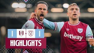 Fulham 1-1 West Ham | Points Shared After Late Ings Strike | Premier League Highlights