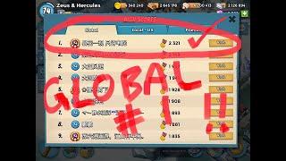 Boom Beach: Zeus Beats Global #1 w Bullit Taunt Grappler Freeze Attack & Global #1 Beats Zeus’ Base