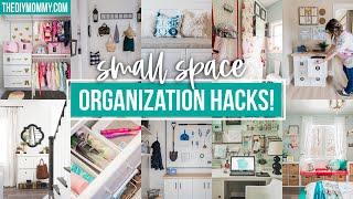 10 Small Space Organization Hacks you'll want to DIY right now! | The DIY Mommy