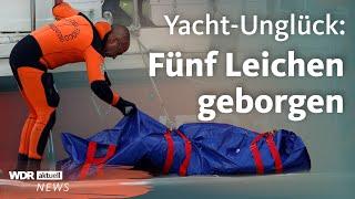 Gesunkene Yacht vor Sizilien: Fünf Leichen geborgen, darunter Mike Lynch | WDR aktuell