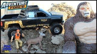 Pretend Play Adventure Force Outdoor Imagination Truck & Trailer Bigfoot Explore Video