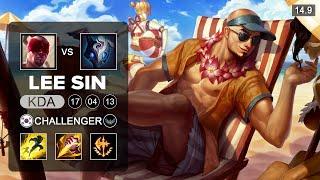 Lee Sin vs Kindred Jungle - KR Challenger - Patch 14.9 Season 14