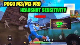 Poco M3/M3 Pro Free Fire Auto Headshot Sensitivity Setting|| New 2024