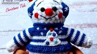 Амигуруми: схема Снеговика. Игрушки вязаные крючком - Free crochet patterns.