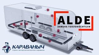 ALDE - замена теплоносителя в сервисе