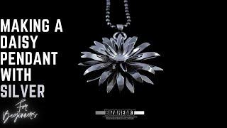 DIY Multi-Leaf Asteraceae Daisy Pendant with Silver | Beginner Silversmithing Tutorial