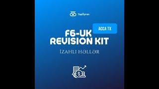 ACCA TX - Taxation UK version Revision izahlı həllər - Sec/B Question 170-Zoyla (Nümunə dərs)