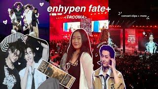 [ENGENE-loG] enhypen fate plus in TACOMA vlog  // grwm, concert clips, freebies, advice, etc.