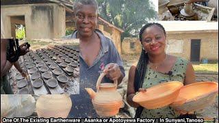 One Of The Existing Earthenware ||Asanka or Apotoyewa Factory || In Sunyani,Tanoso.!