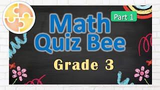 Math Quiz Bee for Grade 3  | Quiz 1 | Quiz by brainYs