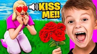 I Helped 9 Year Old Get a Girlfriend in Fortnite!