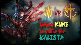 Lethal Tempo or Conqueror - Which rune is better for Kalista