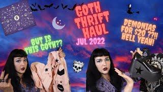 GOTH FASHION - THRIFT HAUL 5 - CLOTHES, ACCESSORIES + MAKEUP - SPIN DOCTOR, DEMONIA, BEAUTY BAY ETC