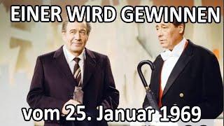 Einer Wird Gewinnen mit Hans Joachim Kulenkampff (EWG) vom 25. Januar. 1969