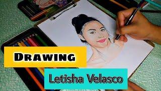 LETISHA VELASCO Colored Pencil Drawing (Prismacolor) | Jm Medrano