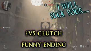 1v5 Clutch | Funny Ending | I'll suck your D!CK | Zelendes