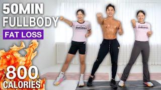 [FAT LOSS️] 50 MIN FULL BODY WORKOUT @shaketwins